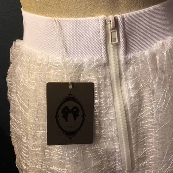 NWT Tov Holy Mesh Layered Full Skirt - Picture 5 of 8